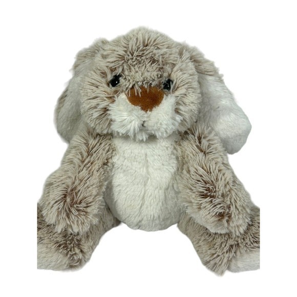 Melissa and Doug 8" Burrow Bunny Rabbit Seated‎ Brown White Easter Plush - Picture 5 of 7